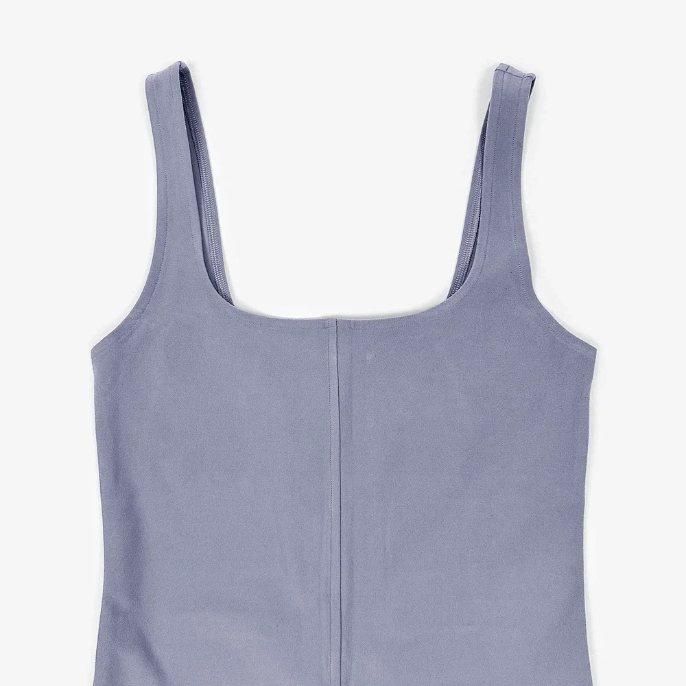 ALO Yoga Alosoft Head Start Dress Size S Fog Purple Bodycon Athleisure Sporty